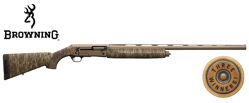 Browning Silver Field 12 ga. 3.5 inch in Mossy Oak Bottomland FDE Semi-Automatic Shotgun 28 inch