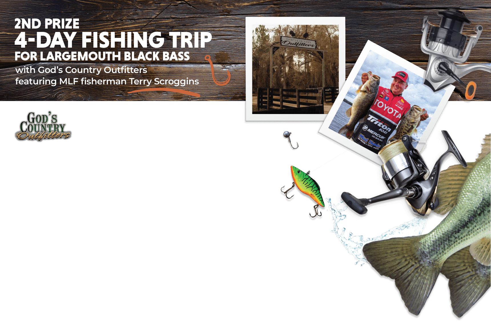 4 day largemouth black bass fishing trip