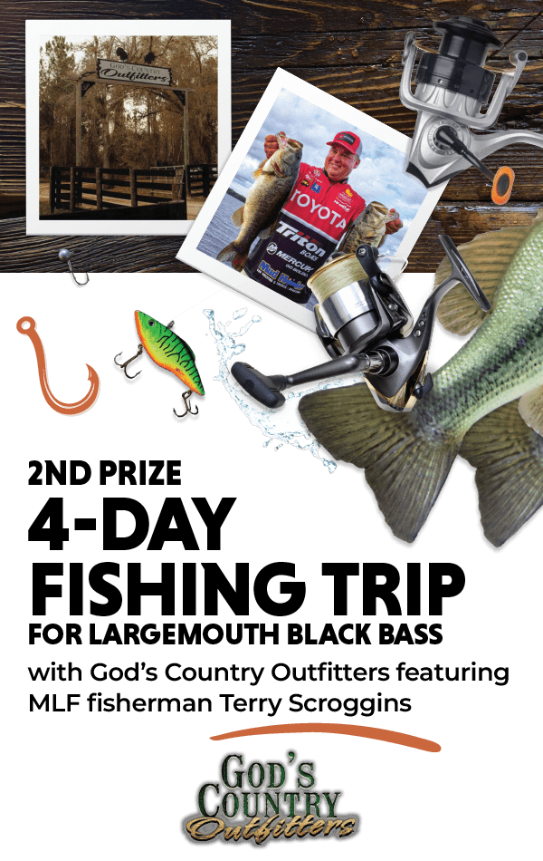 4 day largemouth black bass fishing trip