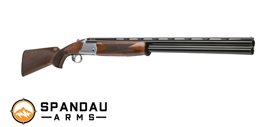 Spandau 12 gauge 28 inch barrel shotgun with wood stock